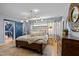 Serene bedroom with elegant furnishings, a large bed, and stylish lighting fixtures at 1603 N Alston Ave, Durham, NC 27701
