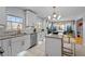 Bright kitchen featuring white cabinets, stainless steel appliances, granite countertops, and an island at 1603 N Alston Ave, Durham, NC 27701