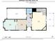 A detailed first-floor floor plan provides a layout of the home's living spaces and dimensions at 200 Mariah Towns Way, Garner, NC 27529