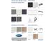 Selection of interior finishes, including paint, flooring, and lighting options at 207 Golfview Ave, Benson, NC 27504