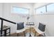 Bright sitting area features modern decor and natural light from two windows at 208 Martin Luther King Jr Blvd, Raleigh, NC 27601