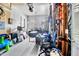 Spacious garage with ample storage space, perfect for projects and organization at 308 Burnt Pine Ct, Apex, NC 27502