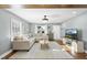 Inviting living room with stylish decor, perfect for relaxing and entertaining guests at 352 Leonard Rd, Louisburg, NC 27549