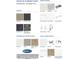 Selection of interior and exterior finishes showcasing a modern design scheme at 47 Tee Time Ter, Benson, NC 27504