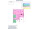 A detailed diagram illustrating flooring changes and breaks throughout the floorplan at 47 Tee Time Ter, Benson, NC 27504