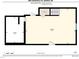 Detailed floor plan of the basement level of the home with dimensions of each room at 605 Canterbury Rd, Sanford, NC 27330