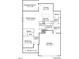 First floor plan showcasing the layout of the home's rooms and dimensions at 934 Woodland Rd, Creedmoor, NC 27522