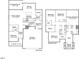 Detailed floor plan showcasing the layout of the home's rooms and dimensions at 934 Woodland Rd, Creedmoor, NC 27522