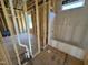 Bathroom framing ready for plumbing and fixtures, and includes shower and bath at 9600 Stallings Rd, Spring Hope, NC 27882
