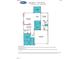 Mattamy Homes Voyageur floor plan showing the layout of the first floor, including the kitchen and living spaces at 98 Tee Time Ter, Benson, NC 27504