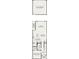 Floorplan illustrating first floor layout of kitchen, dining, Gathering room and bedroom at 101 Parkland Dr, Pittsboro, NC 27312