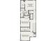 Floorplan illustrating second floor layout of bedrooms, bathrooms, primary suite, and laundry at 101 Parkland Dr, Pittsboro, NC 27312