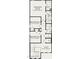 Second-floor plan featuring a primary suite, two additional bedrooms, two bathrooms, and a loft area at 107 Parkland Dr, Pittsboro, NC 27312
