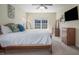 Large bedroom with a queen bed, ample closet space, and lots of natural light at 1176 Andrews Ct, Creedmoor, NC 27522