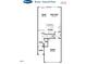 Bryce ground floor plan featuring a dining room, great room, kitchen, foyer, and garage at 168 Kobus Ct, Garner, NC 27529