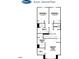 Bryce second floor plan features a primary suite with walk-in closet and two additional bedrooms at 176 Kobus Ct, Garner, NC 27529