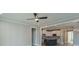 Open floor plan featuring living room connected to the kitchen with a large central island at 1805 Bright Lantern Way, Wendell, NC 27591