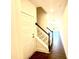 Entryway hallway with hardwood floors and staircase leading to the open floor plan at 22 Twin Birch Dr, Angier, NC 27501