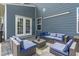 Relaxing patio area featuring plush seating, perfect for outdoor lounging at 2801 Landon Ridge Dr, New Hill, NC 27562