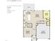 Floor plan of the first floor featuring kitchen, dining room, garage, porch, and Gathering room at 556 Contempo Dr # 22, Rolesville, NC 27571