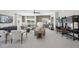 Open-concept living room features modern furnishings and bright natural lighting at 556 Contempo Dr # 22, Rolesville, NC 27571