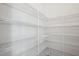 Walk in pantry with white wire shelving at 556 Contempo Dr # 22, Rolesville, NC 27571