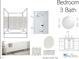 This bathroom features a large soaking tub and walk in shower at 5808 Norwood Ridge Dr, Raleigh, NC 27614