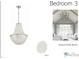 Bedroom features a chandelier, neutral paint, and windows at 5808 Norwood Ridge Dr, Raleigh, NC 27614