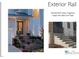 Exterior stairs with painted brick steps and black iron railings for a modern, sleek look at 5808 Norwood Ridge Dr, Raleigh, NC 27614