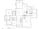 1st Floor Plan showing the kitchen, Gathering room, Primary, study, and garage at 5808 Norwood Ridge Dr, Raleigh, NC 27614