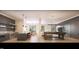 Open-concept living space featuring a pool table, bar area and multiple seating areas at 5808 Norwood Ridge Dr, Raleigh, NC 27614