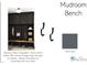 A mudroom bench features storage lockers and an area to sit and remove boots at 5808 Norwood Ridge Dr, Raleigh, NC 27614