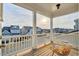 Picturesque balcony view overlooking charming neighborhood and inviting street scene, lovely for relaxing at 6609 Truxton Ln, Raleigh, NC 27616