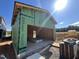 Unfinished garage with open framing and concrete floor, ready for customization and build out at 95 Parkland Dr, Pittsboro, NC 27312