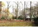 Serene backyard with lush foliage offering privacy from neighbors at 105 Mary St, Carrboro, NC 27510