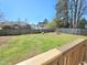 Wide backyard offering privacy and a great space for entertaining and relaxation at 117 Woodcroft Drive Dr, Angier, NC 27501