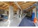 Spacious crawl space with vapor barrier, block foundation, and plenty of room for storage at 2244 Plowridge Rd, Fuquay Varina, NC 27526