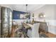Stylish dining room with decorative wall accents and elegant furnishings at 2244 Plowridge Rd, Fuquay Varina, NC 27526