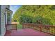 This cozy wood deck offers a private outdoor retreat at 229 Shillings Chase Dr, Cary, NC 27518