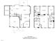Detailed floor plan showcasing the layout of both floors, including room dimensions and garage at 229 Shillings Chase Dr, Cary, NC 27518