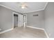 This spacious bedroom features laminate flooring and a closet at 510 Cross St, Sanford, NC 27330