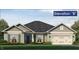 Charming single-story home with a neatly manicured lawn, attached two-car garage, and gray siding at 583 Sweet Potato Lane # 06, Nashville, NC 27856