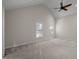 Large bedroom with vaulted ceilings and two windows provides natural light at 6610 Maynard Farm Rd, Chapel Hill, NC 27516