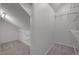 Walk-in closet with wire shelving, storage space, and carpeted floor at 6610 Maynard Farm Rd, Chapel Hill, NC 27516