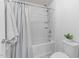 Clean and functional bathroom with a shower-tub combo and essential amenities for everyday convenience at 705 Prince Dr, Holly Springs, NC 27540