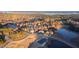 Attractive aerial view of a community near a lake and golf course, perfect for nature enthusiasts at 78 Rolling Meadows Ln, Chapel Hill, NC 27517