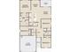 Detailed floor plan showcasing the layout of the home, including bedrooms, kitchen, and living spaces at 100 Big Dream Ct, Louisburg, NC 27549