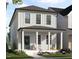 Charming two-story home with light siding, a welcoming front porch, and beautifully landscaped front yard at 123 Weavers Grove Dr, Chapel Hill, NC 27514