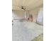 Covered patio featuring a ceiling fan, concrete floor and potential for outdoor relaxation and entertainment at 1545 N Nc 87, Elon, NC 27244