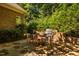 Covered outdoor kitchen and dining area at 1616 Kirkby Ln, Raleigh, NC 27614